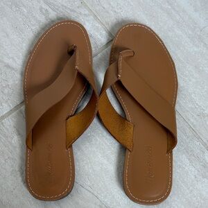 Madewell Boardwalk Thong Sandals - size 8